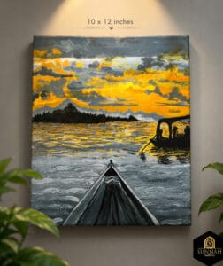 10×12 Inch Hand Painted Canvas Wall Frame