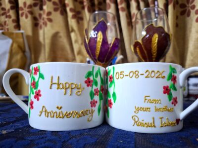 Painted mug